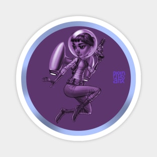 Space Girl V3 Magnet